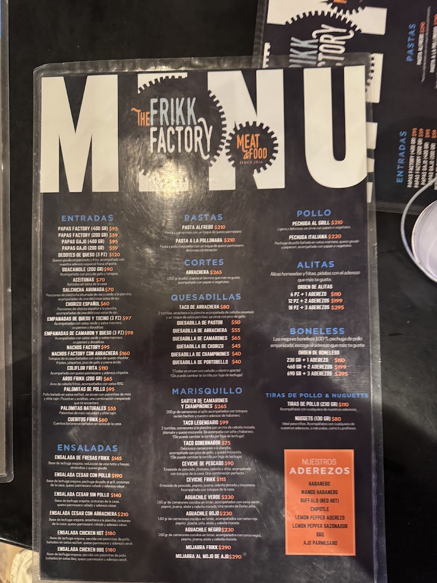Frikk Factory Menu - Image 4